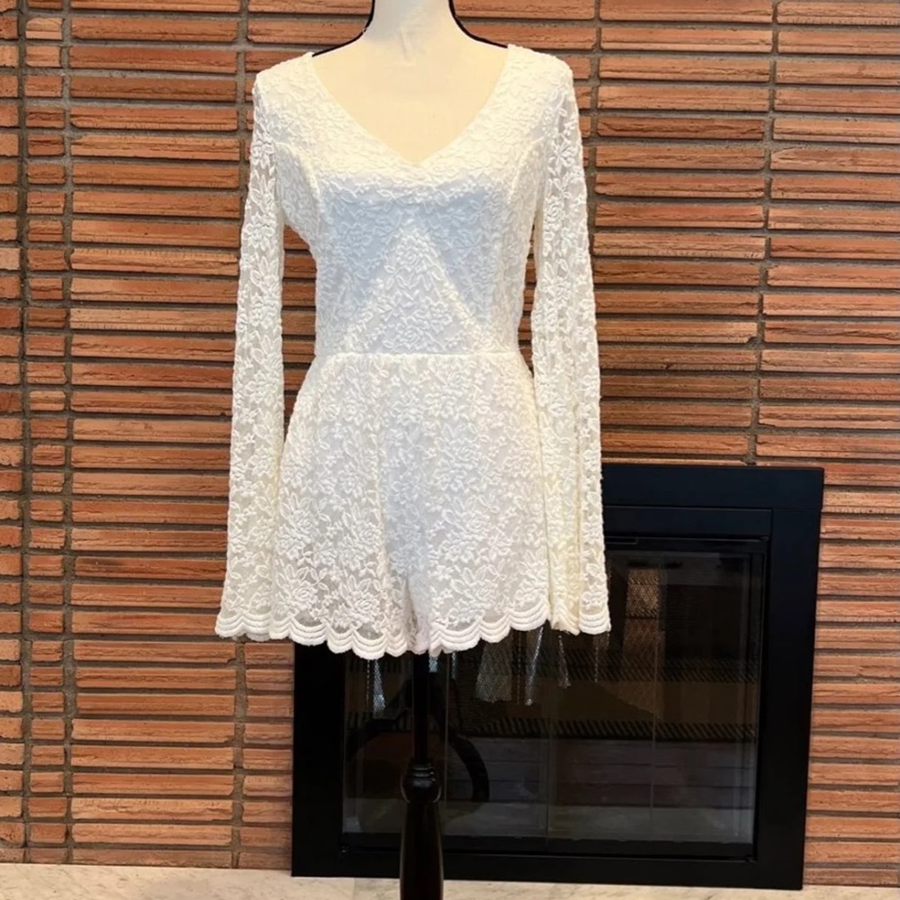 Venus white romper